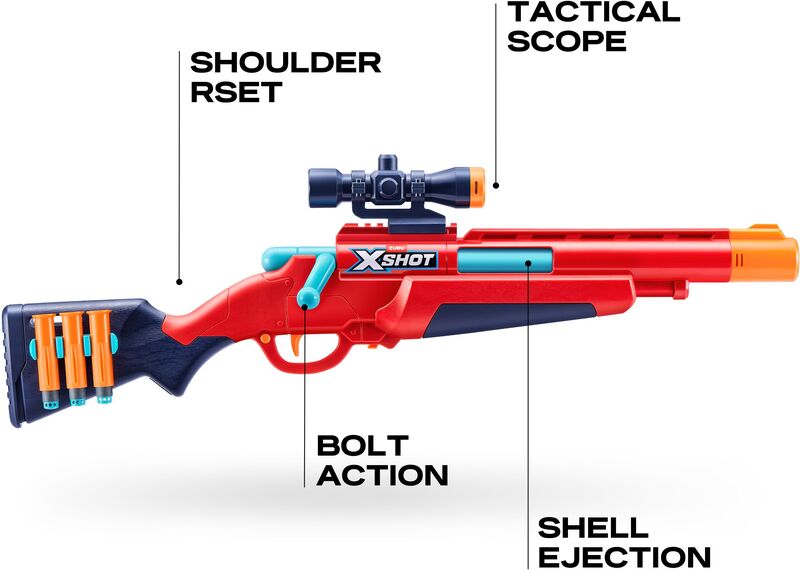 Zuru X-Shot Excel Bolt Action Series 1 (36875) - φωτογραφία 5