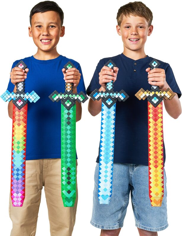 Zuru X-Shot Σπαθί Pixel Swords-4 Σχέδια (36901) - φωτογραφία 6