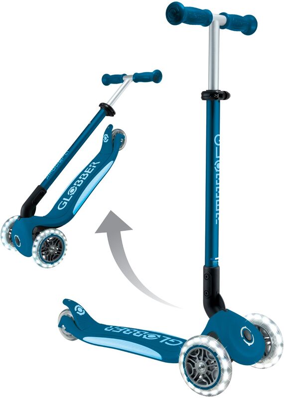 Παιδικό Πατίνι Globber Elite Lights V2 Petrol Blue - 439-601-3 - φωτογραφία 7