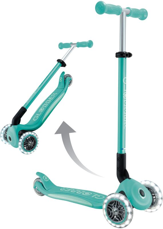Globber Scooter Elite Lights V2 Dark Mint (439-706-3) φωτογραφία