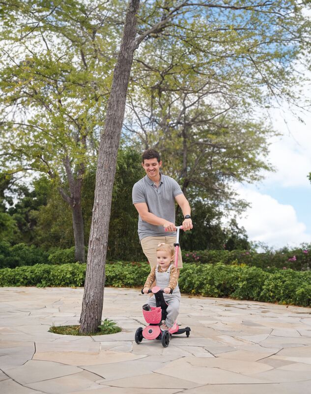 Globber Scooter Go.Up Baby Lights 360 Coral Pink (844-210) φωτογραφία
