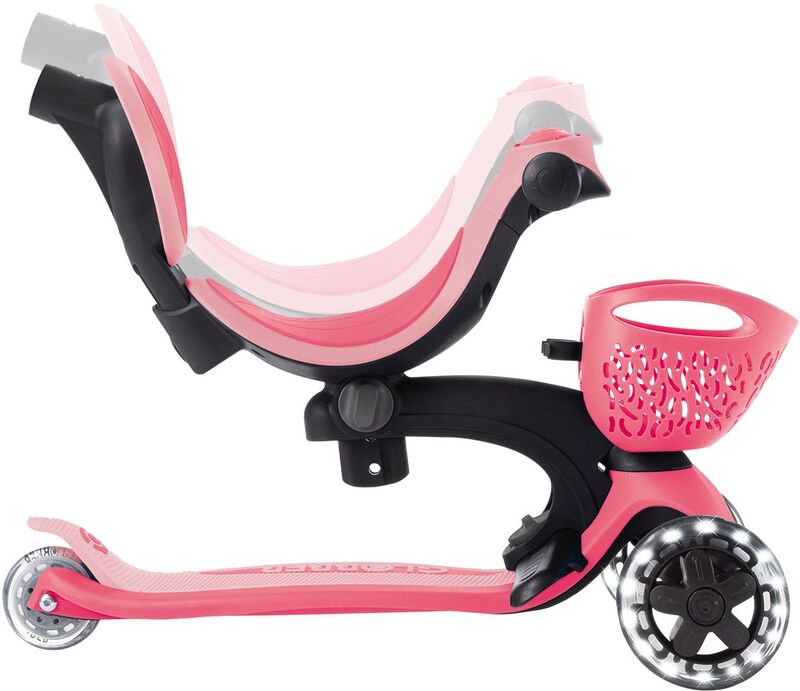 Globber Scooter Go.Up Baby Lights 360 Coral Pink (844-210) φωτογραφία