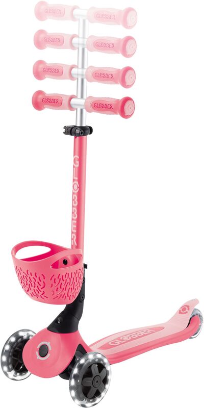 Globber Scooter Go.Up Baby Lights 360 Coral Pink (844-210) φωτογραφία