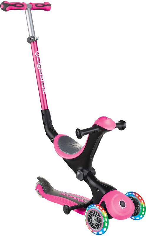 Globber Scooter Go Up Deluxe Lights Deep Ροζ (646-110)