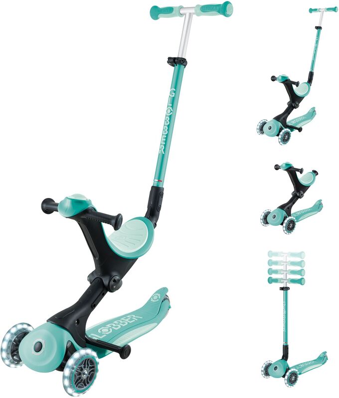Παιδικό Πατίνι Globber Go Up Deluxe Fantasy Lights Dark Mint - 646-706-2 - φωτογραφία 3