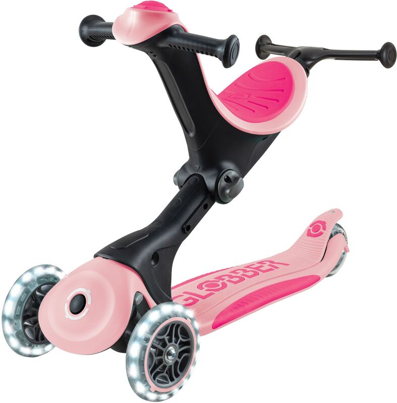 Παιδικό Πατίνι Globber Go Up Deluxe Fantasy Lights Deep Pastel Pink - 646-710-2 - φωτογραφία 4