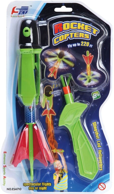 BW Σετ Rocket Copters With Light (ESA710)