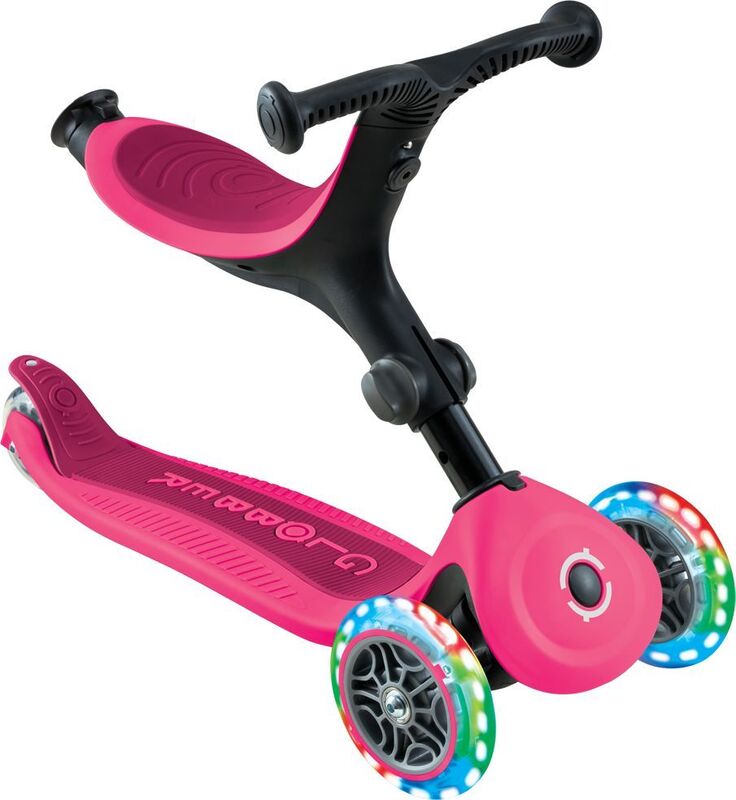 Globber Scooter Go.Up Active Lights Funchsia (744-110) - φωτογραφία 5