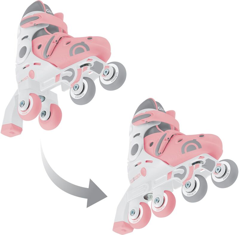 Globber Inline Skates 2 In 1 No 30-33 Pastel Pink (783-210) - φωτογραφία 2