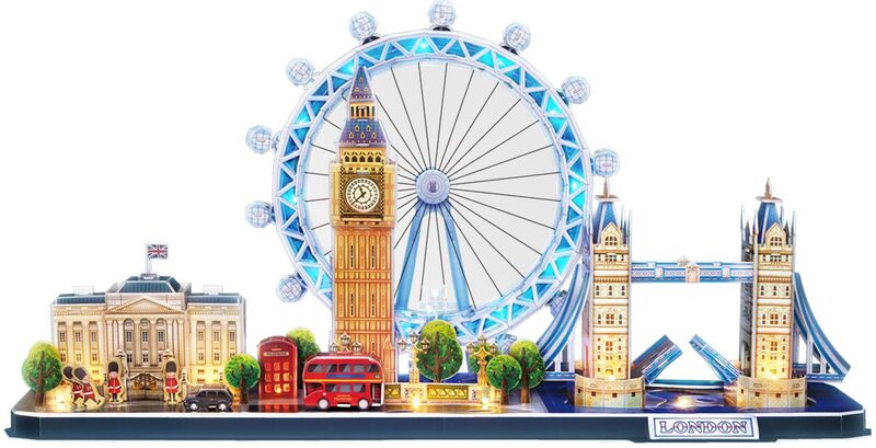 CubicFun Παζλ 3D LED-City Line London 186Τμχ (L532h) - φωτογραφία 2