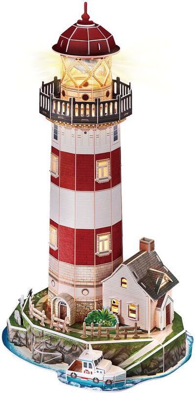 CubicFun Παζλ 3D LED-Lighthouse Night Edition 72Τμχ (L540h) - φωτογραφία 2