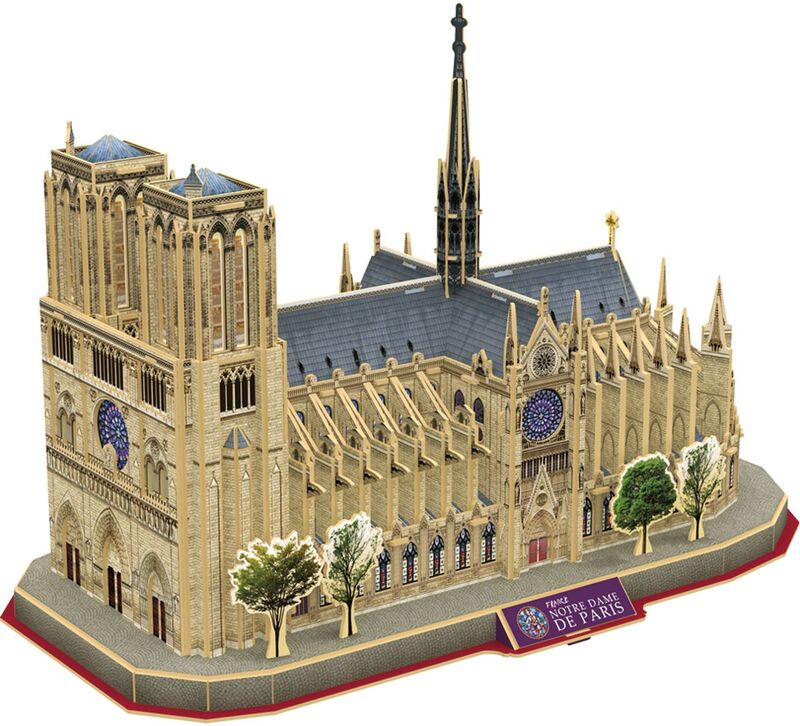 CubicFun Παζλ 3D National Geographic-Notre Dame De Paris 128Τμχ (DS0986h) - φωτογραφία 2