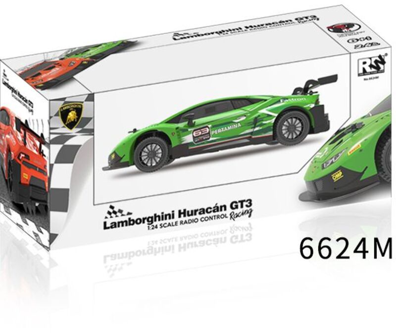 BW Τηλεκατευθυνόμενο Αυτοκίνητο Lamborghini Huracan GT3 1:24-2 Χρώματα (6624M) - φωτογραφία 2