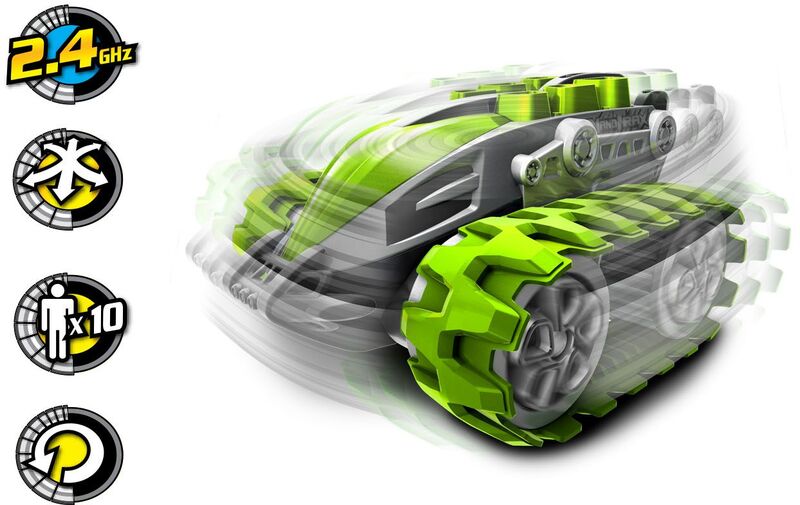 Nikko Τηλεκατευθυνόμενο 360° Nanotrax Green 2.4GHZ 1:20 (10181) φωτογραφία