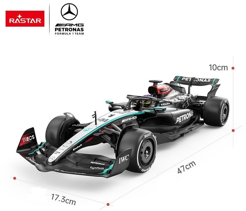 Rastar Τηλεκατευθυνόμενο Mercedes AMG F1 W15 E-Performance 1:12 (10250) - φωτογραφία 6