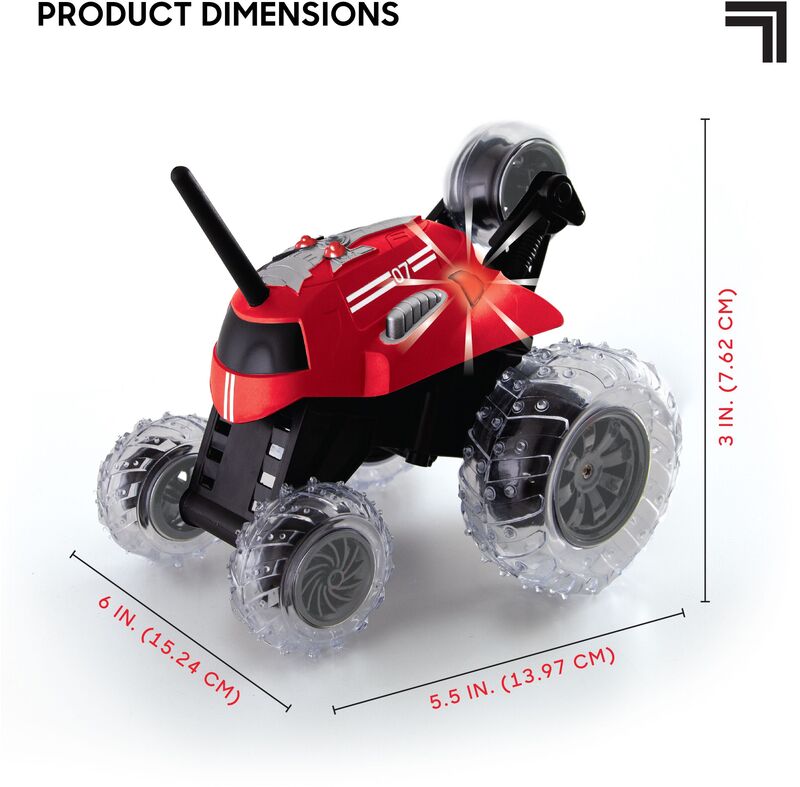 ThreeSixty Τηλεκατευθυνόμενο Όχημα 360° Spinning Thunder Tumbler Red (1212014881) φωτογραφία