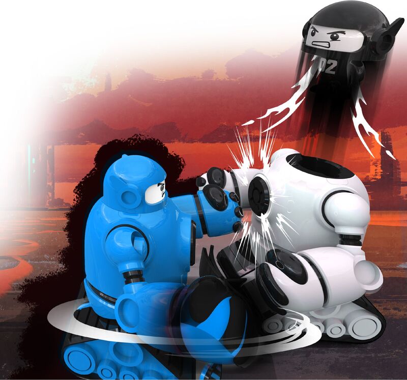 ThreeSixty Τηλεκατευθυνόμενο Robot Mecha Rivals Jib vs. Jab (1242020751) φωτογραφία