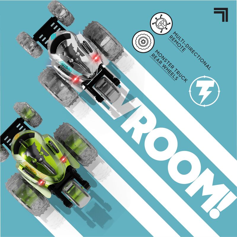 ThreeSixty Τηλεκατευθυνόμενο Όχημα 360° Spinning Thunder Tumbler Silver (1261022230) φωτογραφία