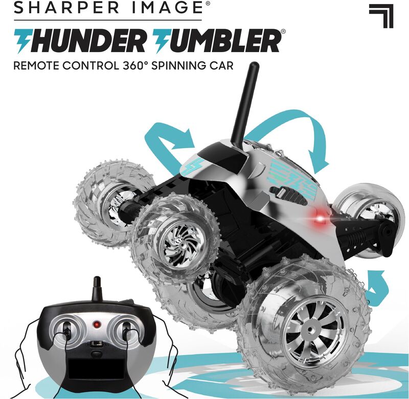 ThreeSixty Τηλεκατευθυνόμενο Όχημα 360° Spinning Thunder Tumbler Silver (1261022230) φωτογραφία