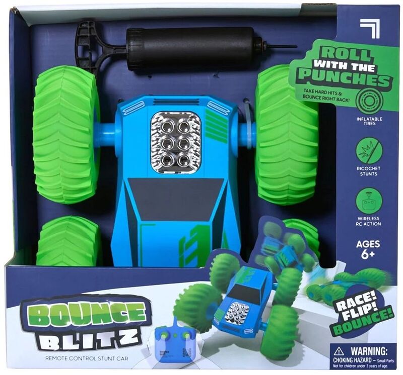Sharper Image Τηλεκατευθυνόμενο Όχημα 360° Flip Stunt Bounce Blitz Green (1261022290) - φωτογραφία 2