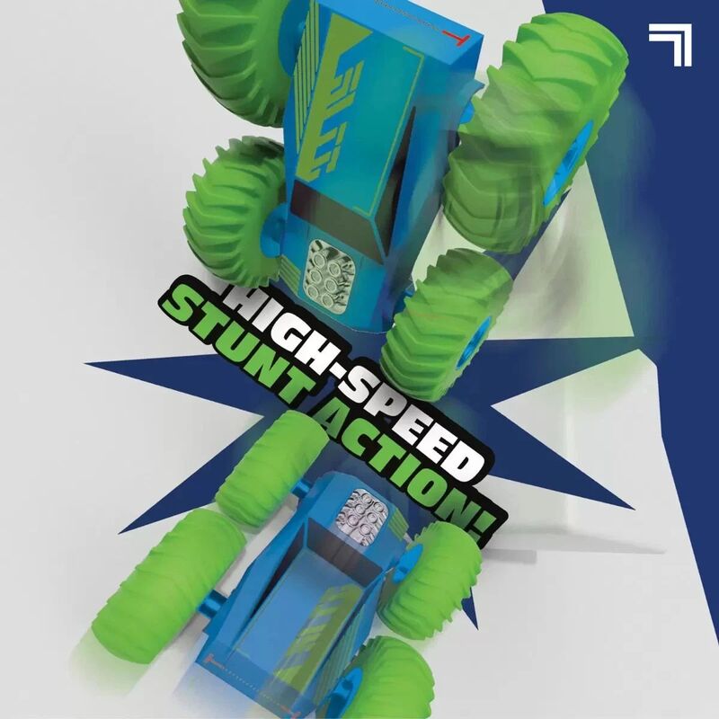 Sharper Image Τηλεκατευθυνόμενο Όχημα 360° Flip Stunt Bounce Blitz Green (1261022290) - φωτογραφία 4