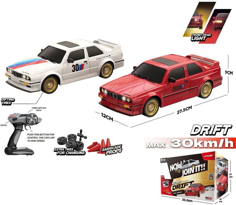BW Τηλεκατευθυνόμενο Αυτοκίνητο Drift 600mAh+ -2 Σχέδια (DC777A) - φωτογραφία 4