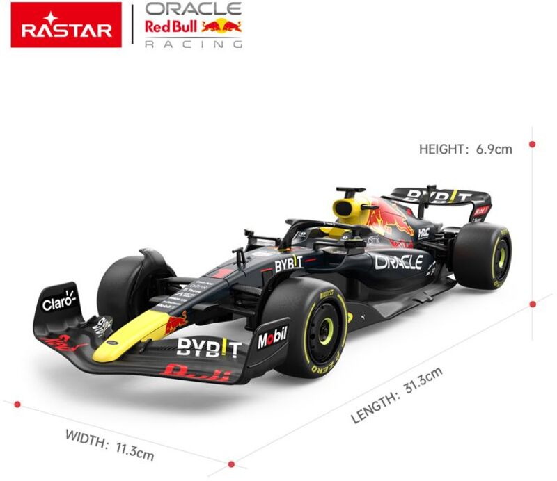 Rastar Τηλεκατευθυνόμενο Oracle Rd Bull Racing RB18 1:18 (94800) - φωτογραφία 3
