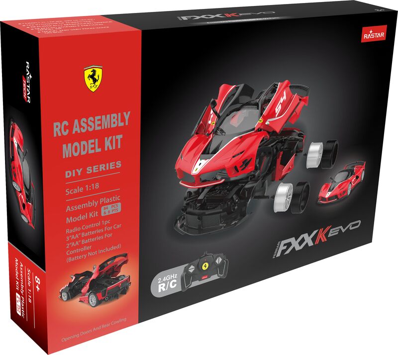 Rastar Τηλεκατευθυνόμενο Diy Kit Ferrari FXX-K Evo 1:18 (96900) φωτογραφία