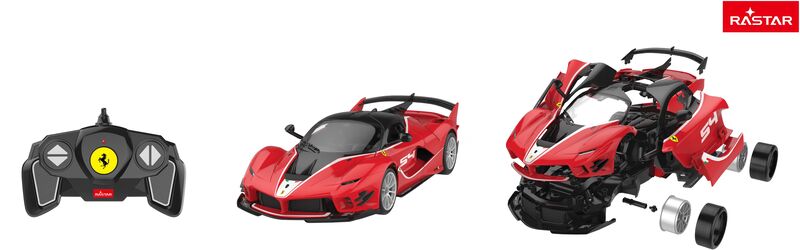 Rastar Τηλεκατευθυνόμενο Diy Kit Ferrari FXX-K Evo 1:18 (96900) - φωτογραφία 3