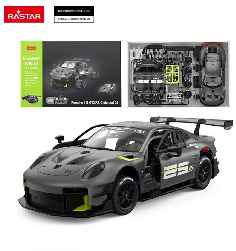 Rastar Τηλεκατευθυνόμενο Diy Kit Porsche 911 GT2 RS Clubsport 25 1:18 (99600) - φωτογραφία 2