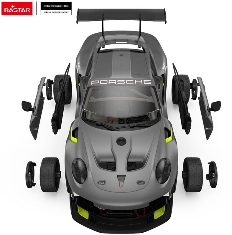 Rastar Τηλεκατευθυνόμενο Diy Kit Porsche 911 GT2 RS Clubsport 25 1:18 (99600) - φωτογραφία 3