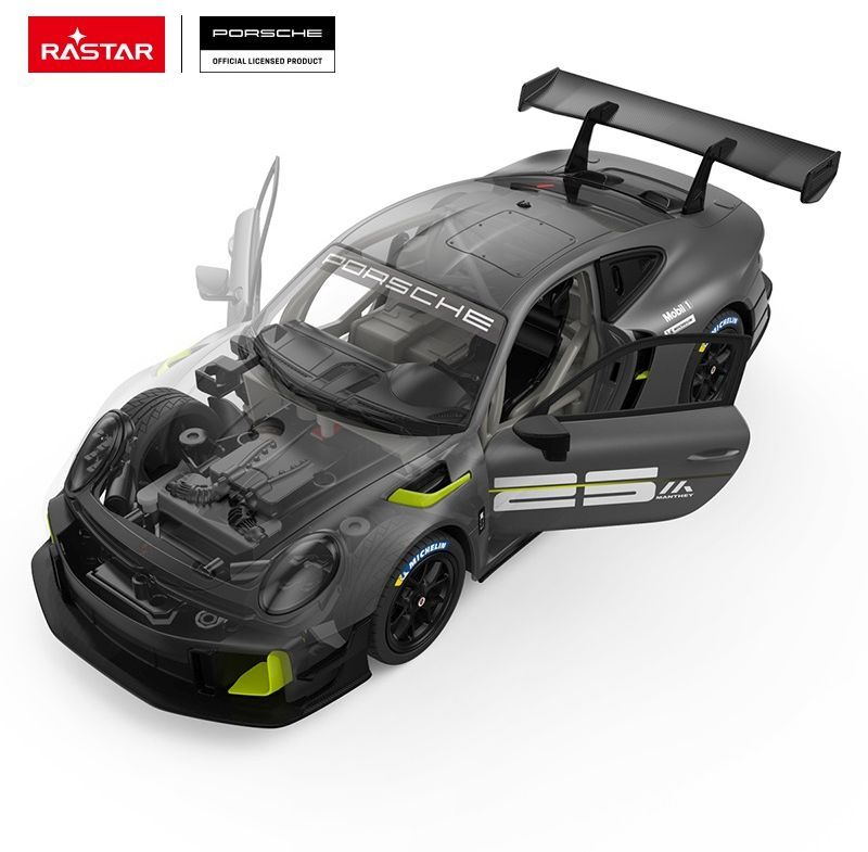 Rastar Τηλεκατευθυνόμενο Diy Kit Porsche 911 GT2 RS Clubsport 25 1:18 (99600) - φωτογραφία 4