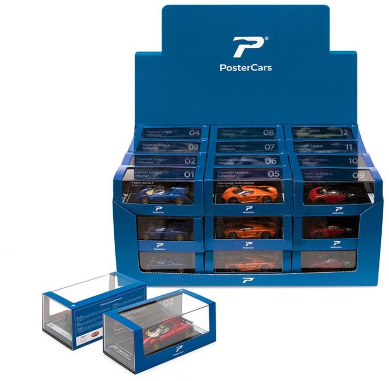 Kin Hypercar League Collection-3 Χρώματα (2142-H01-12)