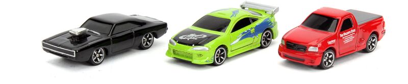 Dickie Jada Fast & Furious Όχημα Nanocars 3Τμχ (253201000)
