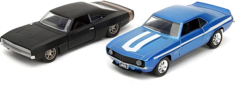 Jada Fast & Furious Legacy Όχημα Chevrolet Camaro & Dodge 1968 1:32 2Τμχ (253202013)