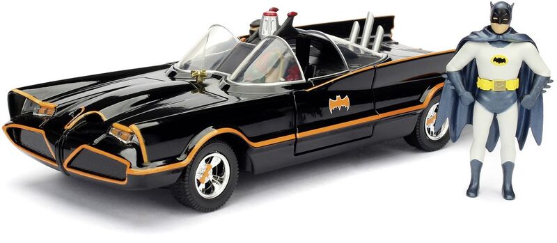 Simba Batman Όχημα Classic Batmobile 1966 1:24 (253215001)