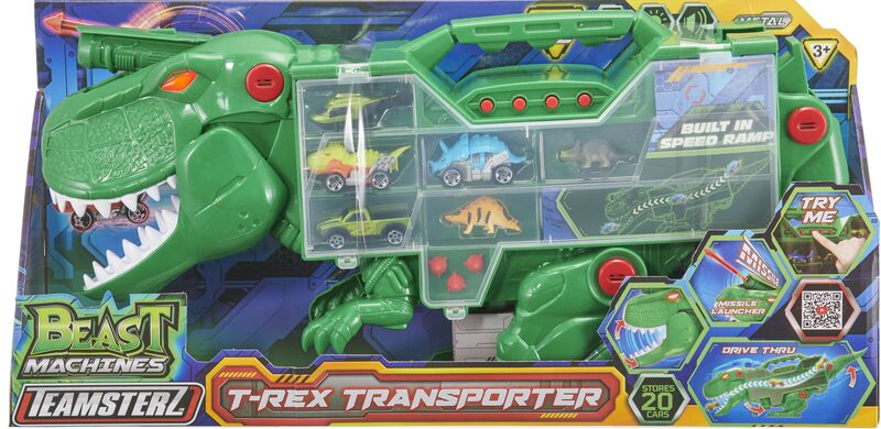 HTI Teamsterz Μεταφορέας Αυτοκινήτων T-Rex & 6 Αυτοκίνητα (1417559) - φωτογραφία 2