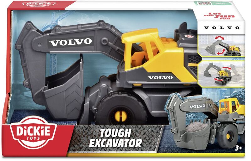 Dickie F/W Όχημα Volvo Tough Excavator 26cm (203724011) - φωτογραφία 2