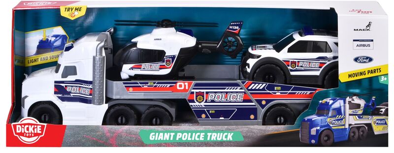 Dickie F/W Σετ Όχημα Αστυνομίας Mack Truck+2 Οχήματα 70cm. (203719036038) - φωτογραφία 2