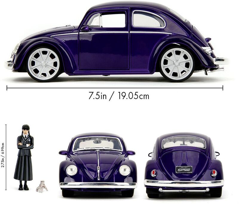 Jada Wednesday Όχημα Volkswagen Beetle 1:24 (253255076) - φωτογραφία 5