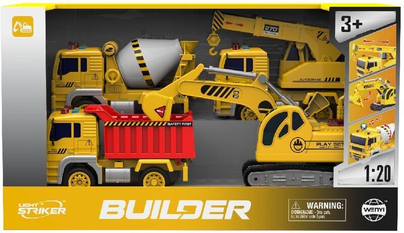 BW F/P Σετ Οχήματα Construction 1:20 (WY510-4) - φωτογραφία 2