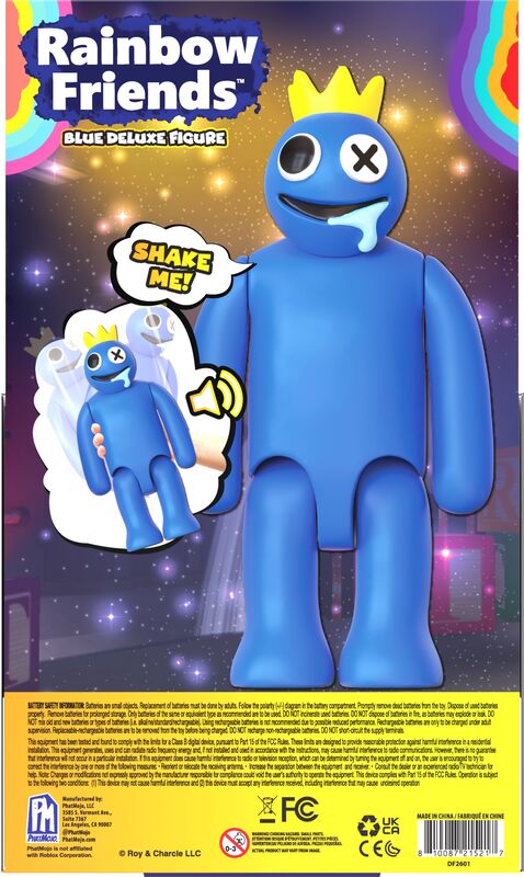 Rainbow Friends Φιγούρα Deluxe Blue Με Ήχο S3 (DF2601) - φωτογραφία 3