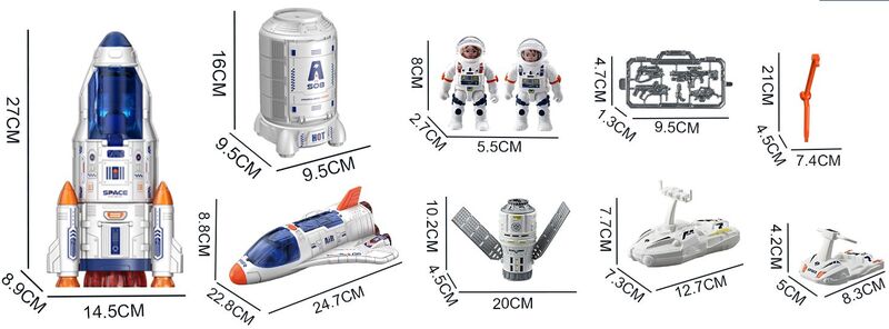 Λαμπάδα BW Σετ Space Διαστημικός Σταθμός Playset (H323-2) φωτογραφία