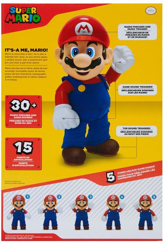 JP Nintendo Φιγούρα 14.2" Super Mario It's A Me, Mario (404304) - φωτογραφία 4