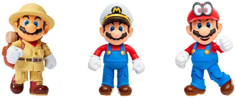 JP Nintendo Φιγούρες 4″ Super Mario Odyssey Set (406534)