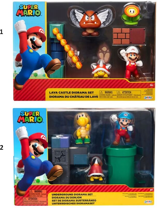 JP Nintendo Φιγούρα 2.5'' Super Mario Diorama Set-2 Σχέδια (409404) φωτογραφία
