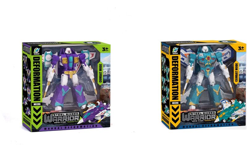 BW Robot Deformation Warrior 2 In 1-2 Σχέδια (168-66) φωτογραφία