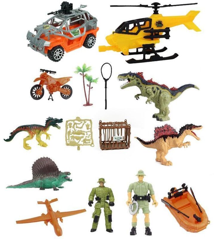 BW Σετ Μάχης Δεινοσαύρων With Sound Dino Paradise Playset (2104-3) - φωτογραφία 2