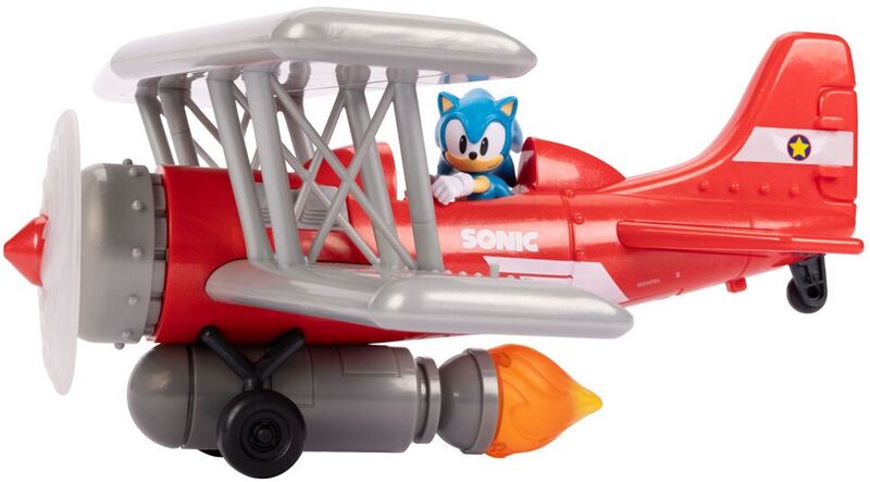 Jakks Pacific Sonic Φιγούρα 2.5'' Sonic & Tornado Biplane (423284) - φωτογραφία 3