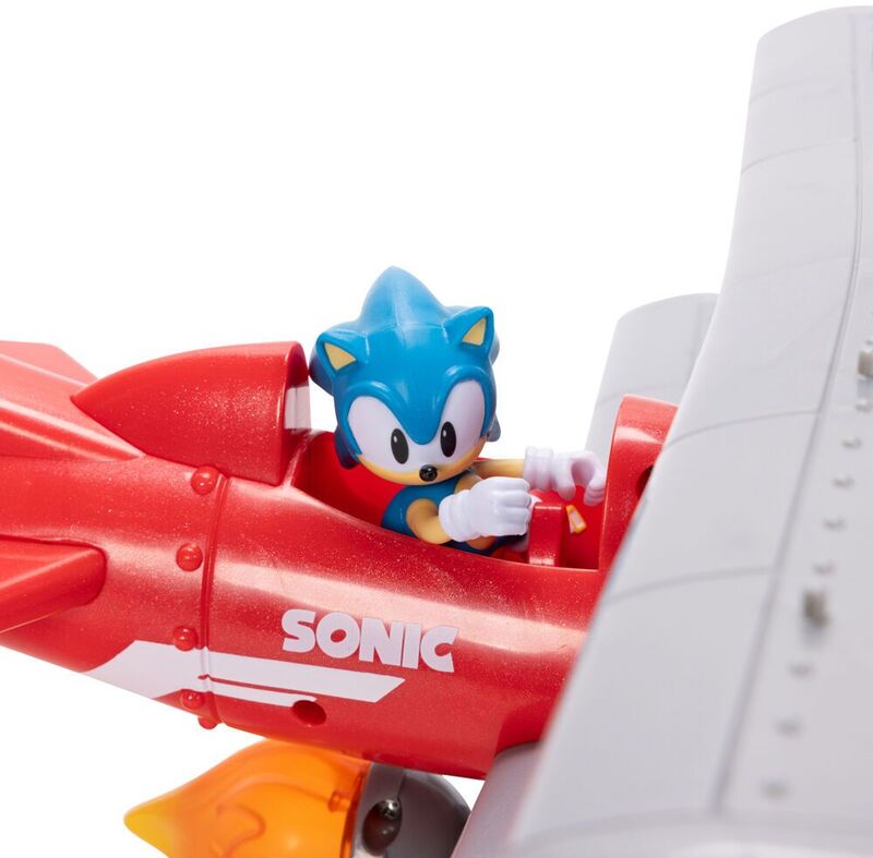Jakks Pacific Sonic Φιγούρα 2.5'' Sonic & Tornado Biplane (423284) - φωτογραφία 4